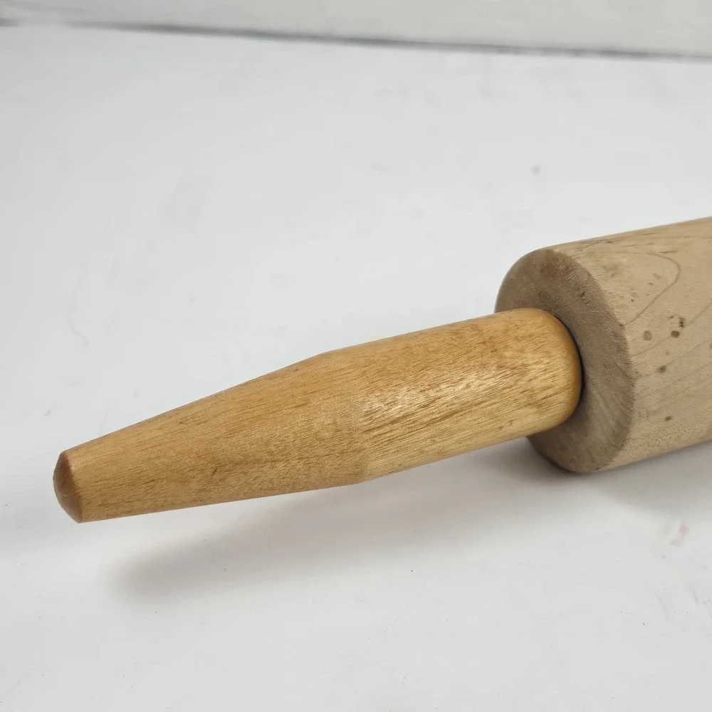Vtg Primitive Wooden Rolling Pin 15